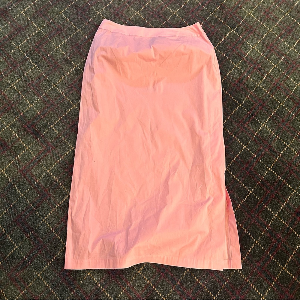 Eileen Fisher maxi skirt light pink women's small